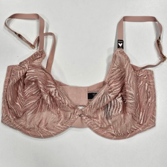 Victoria's Secret Unlined Zebra Lace Demi Bra - Picture 6 of 9